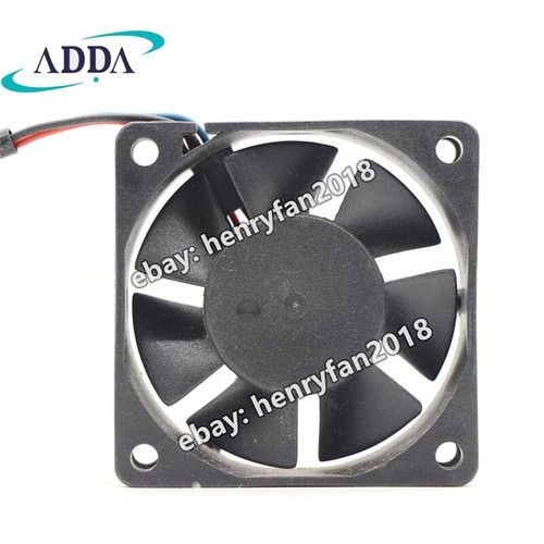 ADDA Fan AD0612HB-C76GL DC 12V 0.16A 60*60*20mm 3Pin Brushless Case Cooling Fan - Picture 2 of 5