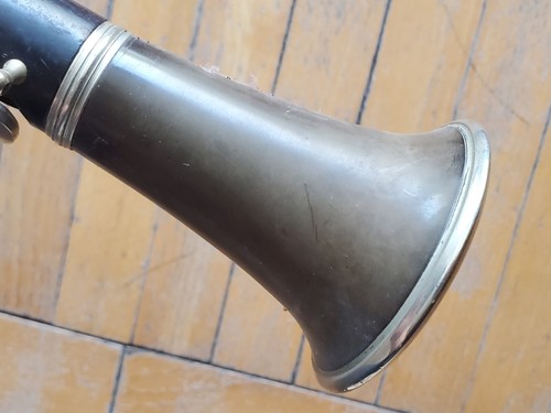 nice old wooden Eb Clarinet by "Amati" Boehmsystem, 1part mainpart, UNUSUAL - Picture 2 of 11