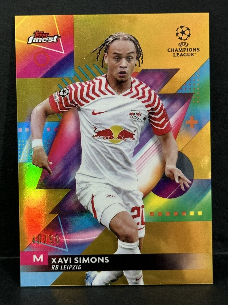2023-24 Topps Finest UEFA Club Competitions Leipzig Xavi Simons