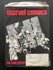 Vintage Marvel Comics on Sale Here Store Retail Paper Bag Marvel Ent Group 1989