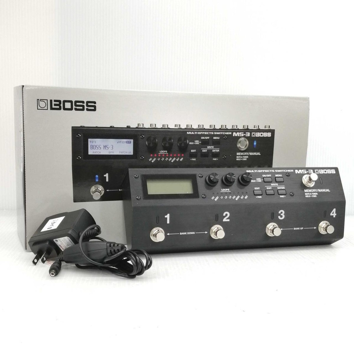 Boss MS-3 Multi Effects, Switching Pedal Loop Switcher from Boss MS-3 Multi Effects, Switching Pedal Loop Switcher from