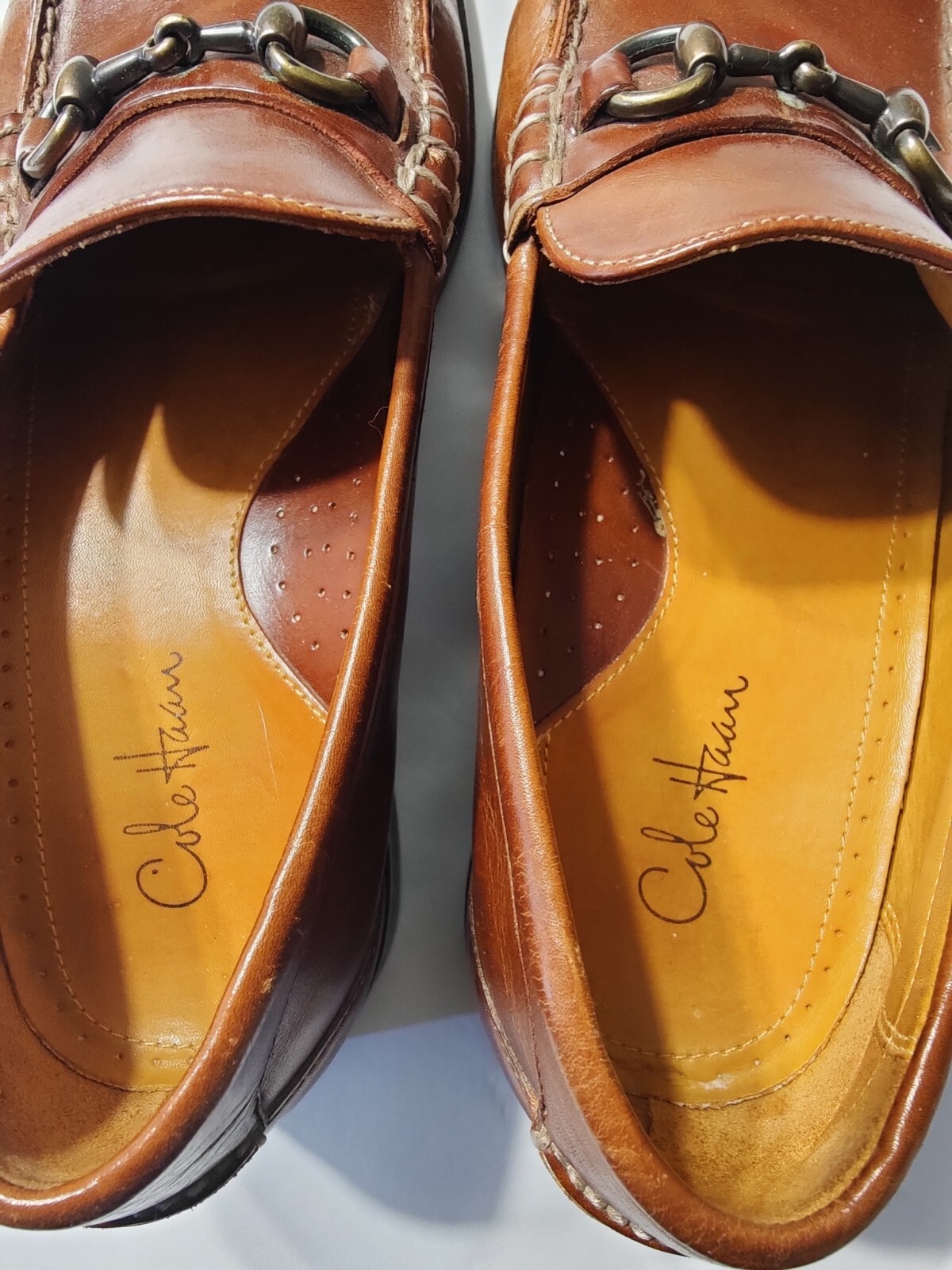 Cole Haan Horsebit Slip On Loafers Men's Size 8M Brown Leather Classic