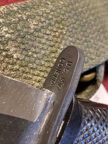 USGI Original Issued M7 Bayonet W/ M8A1 Scabbard In Excellent Condition, Conetta - Picture 6 of 6