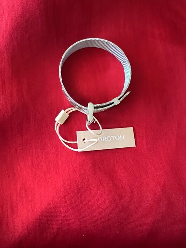 OROTON NWT $79.95 Freya Thin Plated Stainless Steel Buckle Bracelet Ht:1.2cm - Picture 6 of 9