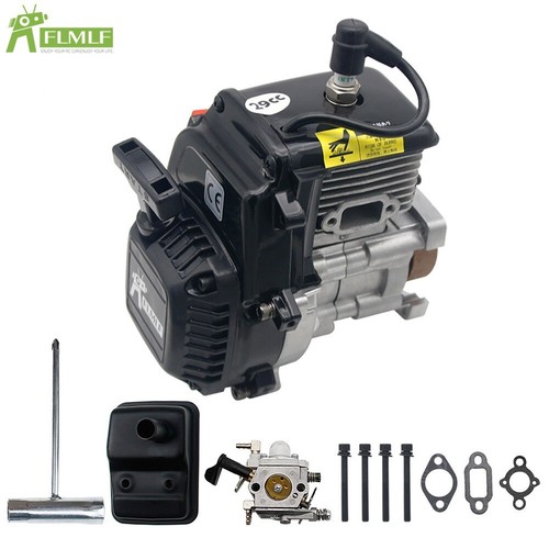 29CC 2 Stroke 4 Bolt Engine w/ Carb for 1/5 RC HPI Rovan KM Baja 5B 5T LOSI FG - Picture 7 of 12