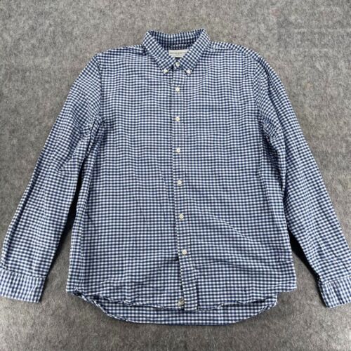 Denim & Supply Ralph Lauren Hemd XL Herren blau weiß Gingham kariert