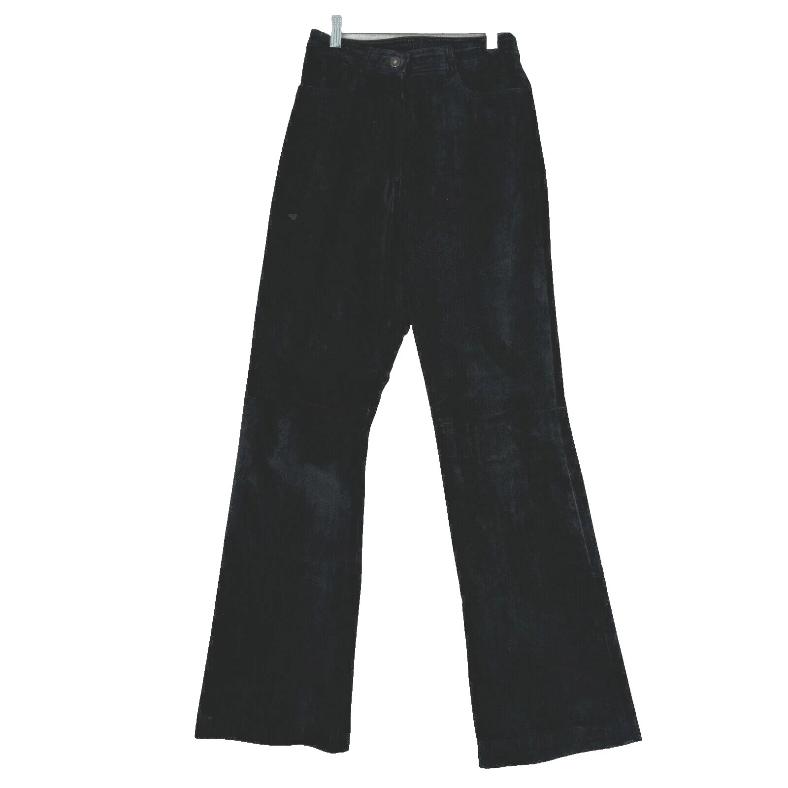 Pantalones de Cuero Negro Danier para Mujeres