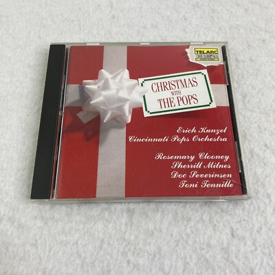 Christmas With The Pops (CD) 1990 Cincinnati Pops Orchestra Erich Kunzel