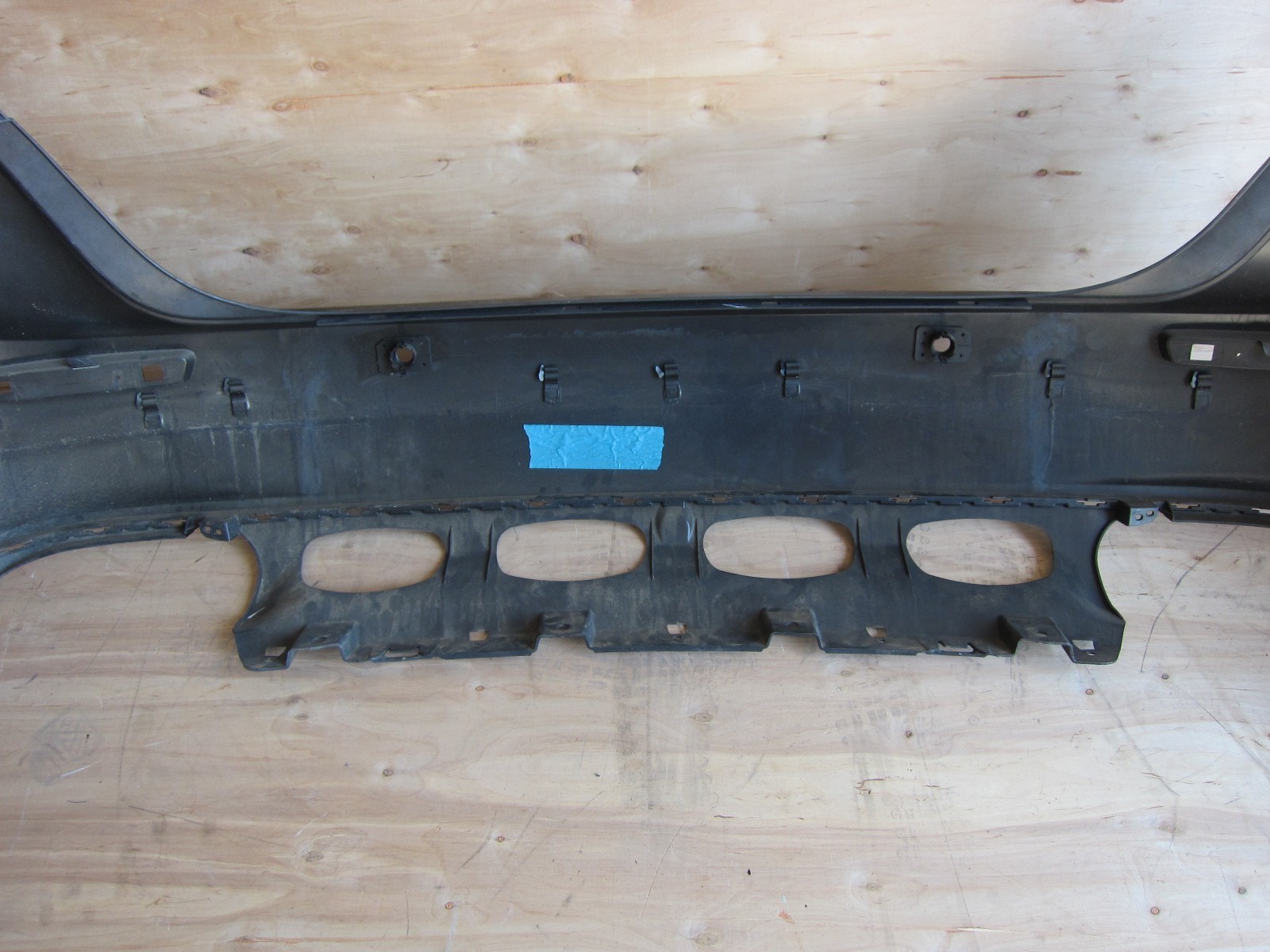 Maserati Ghibli. Rear Bumper.Black Dinged And Gouged .. Part# 673004365
