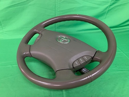 Toyota Celsior UCF30 UCF31 Early Model Genuine Steering Wheel Leather Gray JDM - Bild 2 von 10
