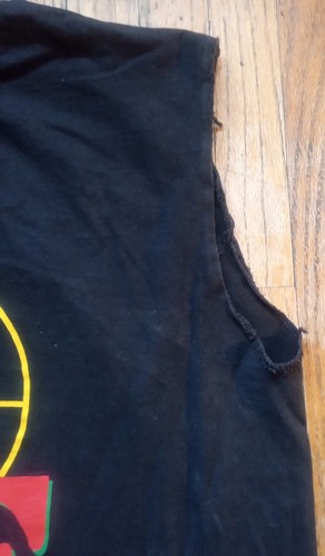 Public Enemy Rap Hip Hop 80's VINTAGE T-Shirt Sleeveless Tag Guitar Brand - Picture 3 of 12