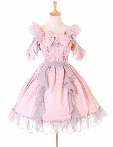 Pink Frilly Gothic Sweet Lolita Pastel 