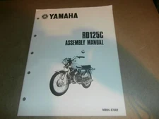 Vintage 1975 Yamaha RD125C  Motorcycle Dealer Assembly Manual