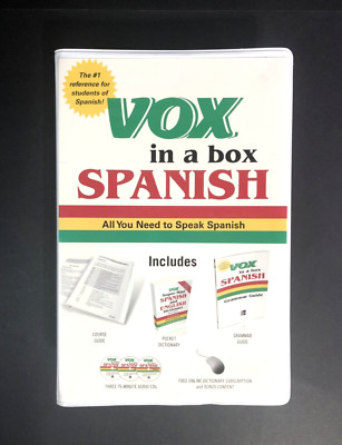VOX IN A BOX SPANISH by Vox Staff Compact Disc 3 Discs Grammar & Course Guides