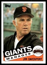 Jim Davenport 1985 Topps Traded #27T Giants MLB READ FREE SHIPPING AutographDen