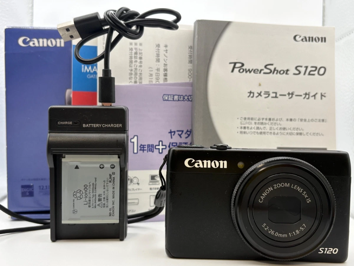 Canon PowerShot S120 Canon PowerShot Digital 1-4.9x Digital Zoom