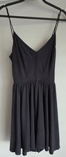 Urban Outfitters Sleeveless Mini Dress Size L Black Solid Slip Tank Gown