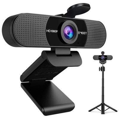 Professional 1080P Webcam & Tripod Kit