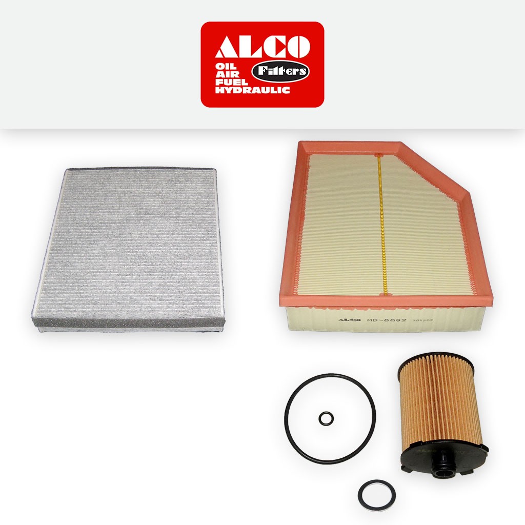 SERVICE KIT for VOLVO V40 1.5 T2 T3 ALCO OIL AIR CABIN FILTERS (2015-2019)