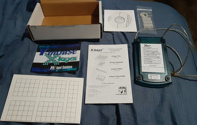 X-Keys  Programmable Wired USB Keypad used, has wear.