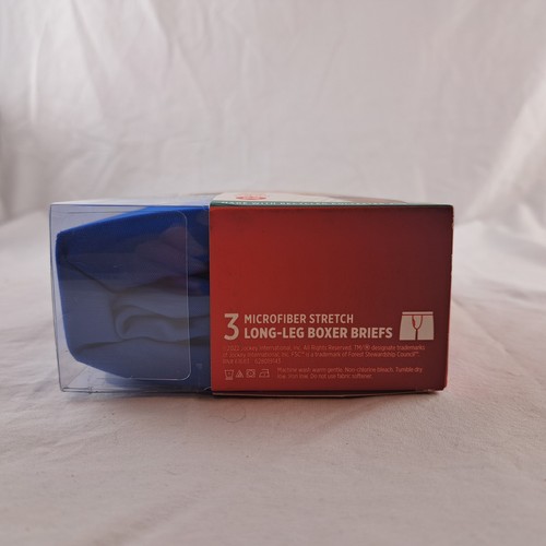 1 Confezione 3 Paia Boxer Uomo Jockey Microfibra Elasticizzato Gamba Lunga Tg XL 40-42 - Foto 6 di 7