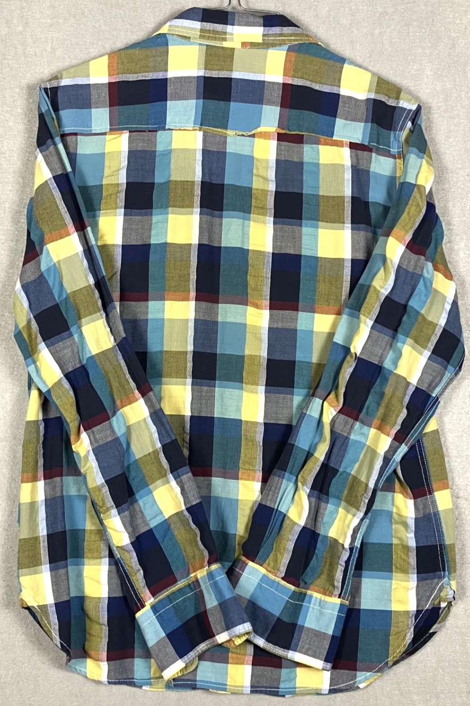 Superbadshirt Snap Button Large Multicolor Long S… - image 3