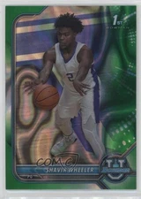 2021-22 Bowman U Green Lava Refractor /99 Shavir Wheeler #46
