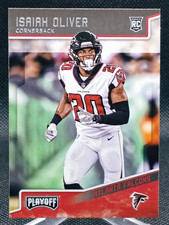 Isaiah Oliver 2018 Panini Playoff Rookie Card #259 Atlanta Falcons. rookie card picture