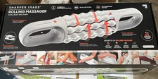 Sharper Image Rolling Massager White Model Authentic New Open Box  