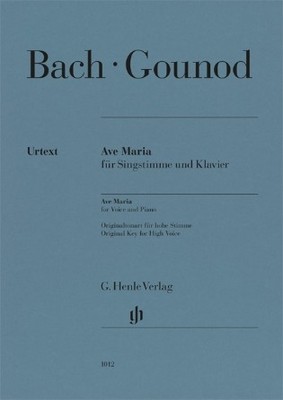 Charles Gounod Ave Maria (Johann Sebastian Bach) for Voice and Piano