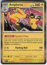 Ampharos 029/086 Rare Chaos Rising Pokemon Holo Near Mint