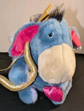 2009 Disney Store Cupid Eeyore Valentines Bean Bag Beanie Plush New with Tags