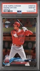2018 Topps Chrome Update SHOHEI OHTANI Rookie Debut Batting PSA 10 #HMT32 (RC)