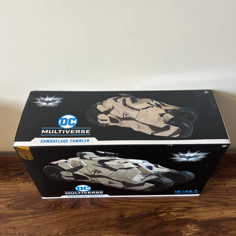 McFarlane Toys - Vaso de camuflaje DC Multiverse (The Dark Knight Rises) dorado... Foto 4 de 4