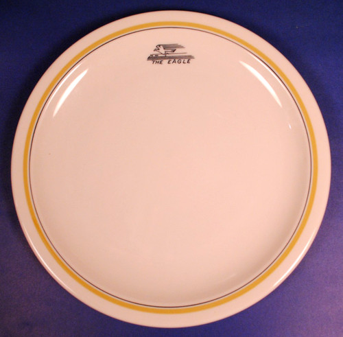 Texas & Pacific Railway T&P EAGLE 9" DINNER PLATE RR Syracuse 7-KK July 1956
