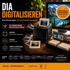 100 Dia mit 5000 dpi digitalisieren, ICE Staubentfernung + Bildoptimierung