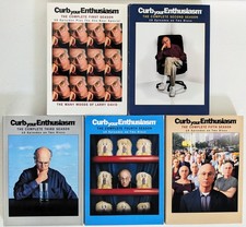 Curb Your Enthusiasm Seasons 1-5 DVD Box Sets Larry David HBO Comedy - Very Good