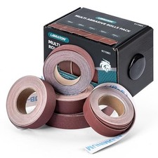 Emery Cloth Roll Set Abrasive Sandpaper Rolls Boxed Multi-Roll Assorted Abras ..