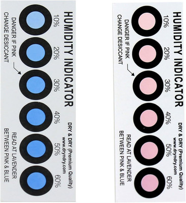 Humidity Indicator Cards 50 Pack(Reusable) - 10-60% 6 Spot(50 Cards)