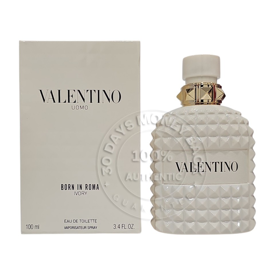 Uomo Born in Roma Ivory by Valentino EDT 3.4 oz / 100 ml Spray For