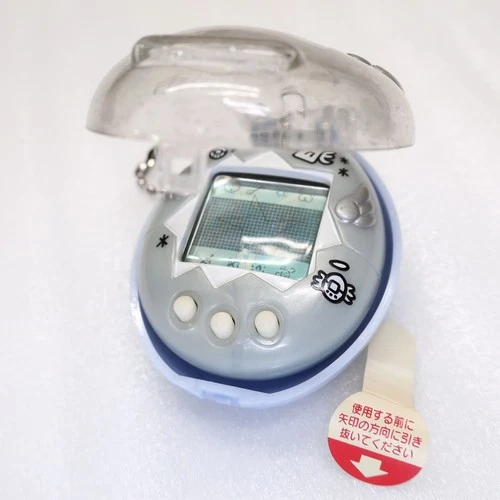 Tamagotchi Angel Tenshitchi Angelgotchi w/ Official Blue Case Bandai Virtual Pet