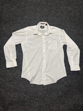 Camicia Givenchy Monsieur manica lunga con bottoni taglia 17-34 bianca tasca sul petto 