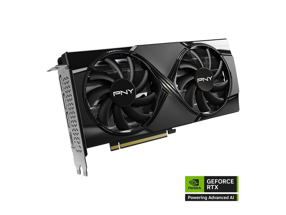 PNY DUAL FAN OC GeForce RTX 5060 Ti 16GB GDDR7 PCI Express 5.0 x8 Graphics Card - Image 2 of 4