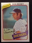 Photo of 1980 Topps #595 Don Money Milwaukee Brewers Baseball Card