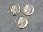 Roosevelt Dimes (Lot Of Three) 1946 P, 1959 P, 1959 D.