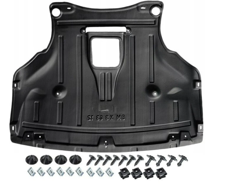CLIPS + PLAQUE COUVERCLE CACHE PROTECTION SOUS MOTEUR BMW X3 E83 2003-2010 - Photo 1/1
