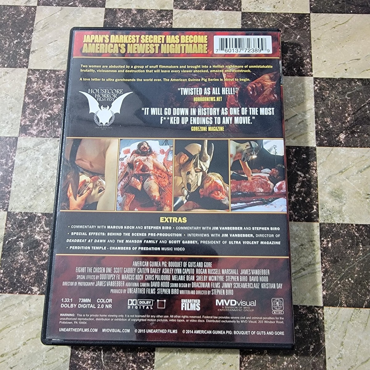 American Guinea Pig: Bouquet of Guts and Gore (DVD, 2014) for sale