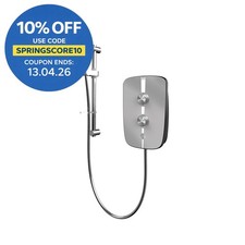 Aqualisa Lumi+ Electric Shower 8.5kW Retrofit Modern 5 Spray Mirrored Chrome