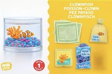 HTF Clownfish Fish MGA's Miniverse Make it Mini Aquarium No Resin