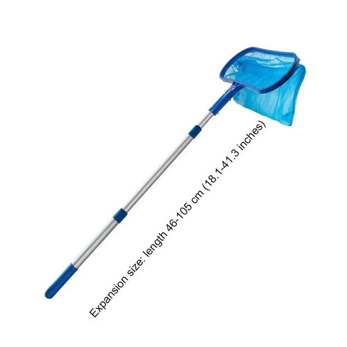 Swimming Pool Leaf Skimmer Net - Mesh Deep Bag & Rake Cleaner for SPA ...